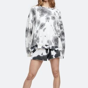Kelly Washed Tie Dye Sweatshirt & Shorts